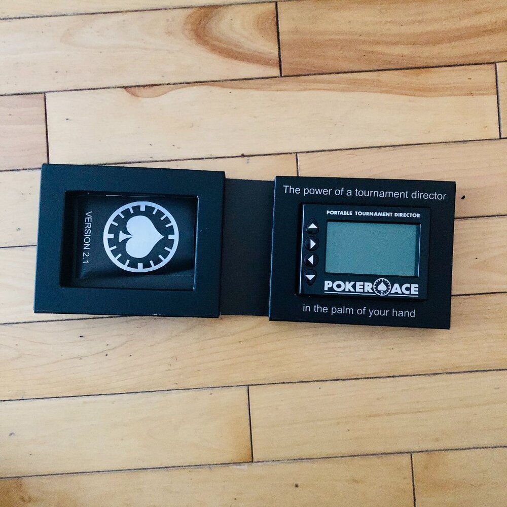 Rare Poker Ace Portable Tournament Director Texas Hold’em Game Management Device